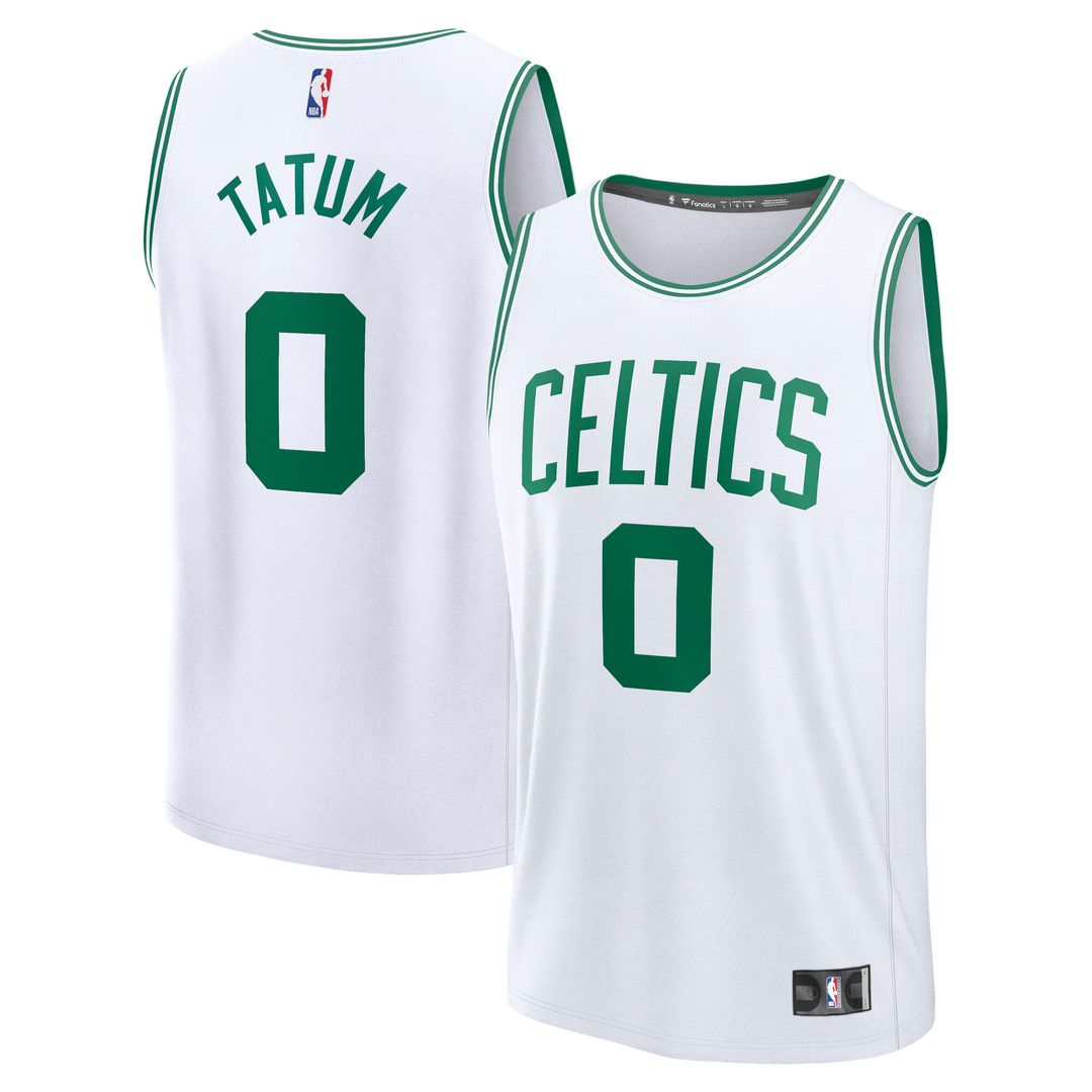 Jayson Tatum Boston Celtics Fanatics Fast Break Player Replica Jersey - Association Edition - White
