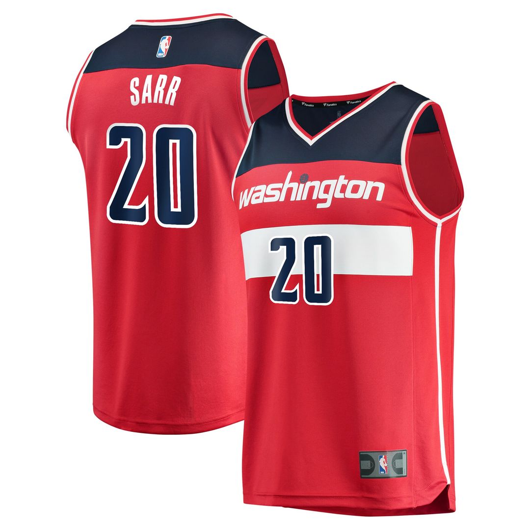 Alexandre Sarr Washington Wizards Fanatics Fast Break Player Replica Jersey - Icon Edition - Red