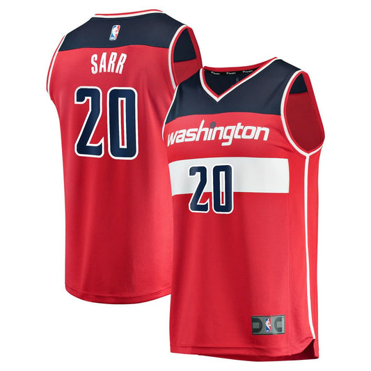 Alexandre Sarr Washington Wizards Fanatics Fast Break Player Replica Jersey - Icon Edition - Red