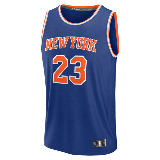 Mitchell Robinson New York Knicks Fanatics Youth Fast Break Replica Jersey - Blue - Icon Edition