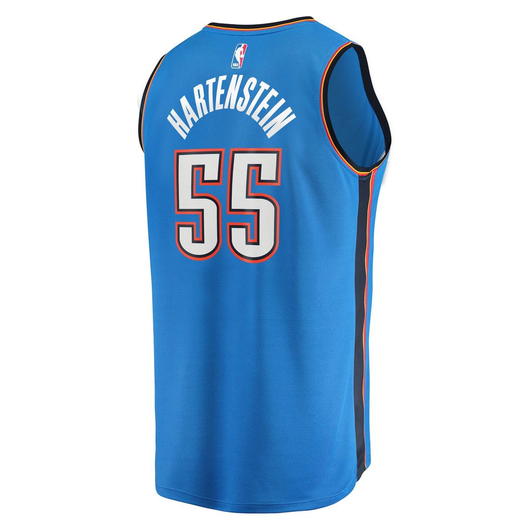 Isaiah Hartenstein Oklahoma City Thunder Fanatics Youth Fast Break Player Replica Jersey - Icon Edition - Blue