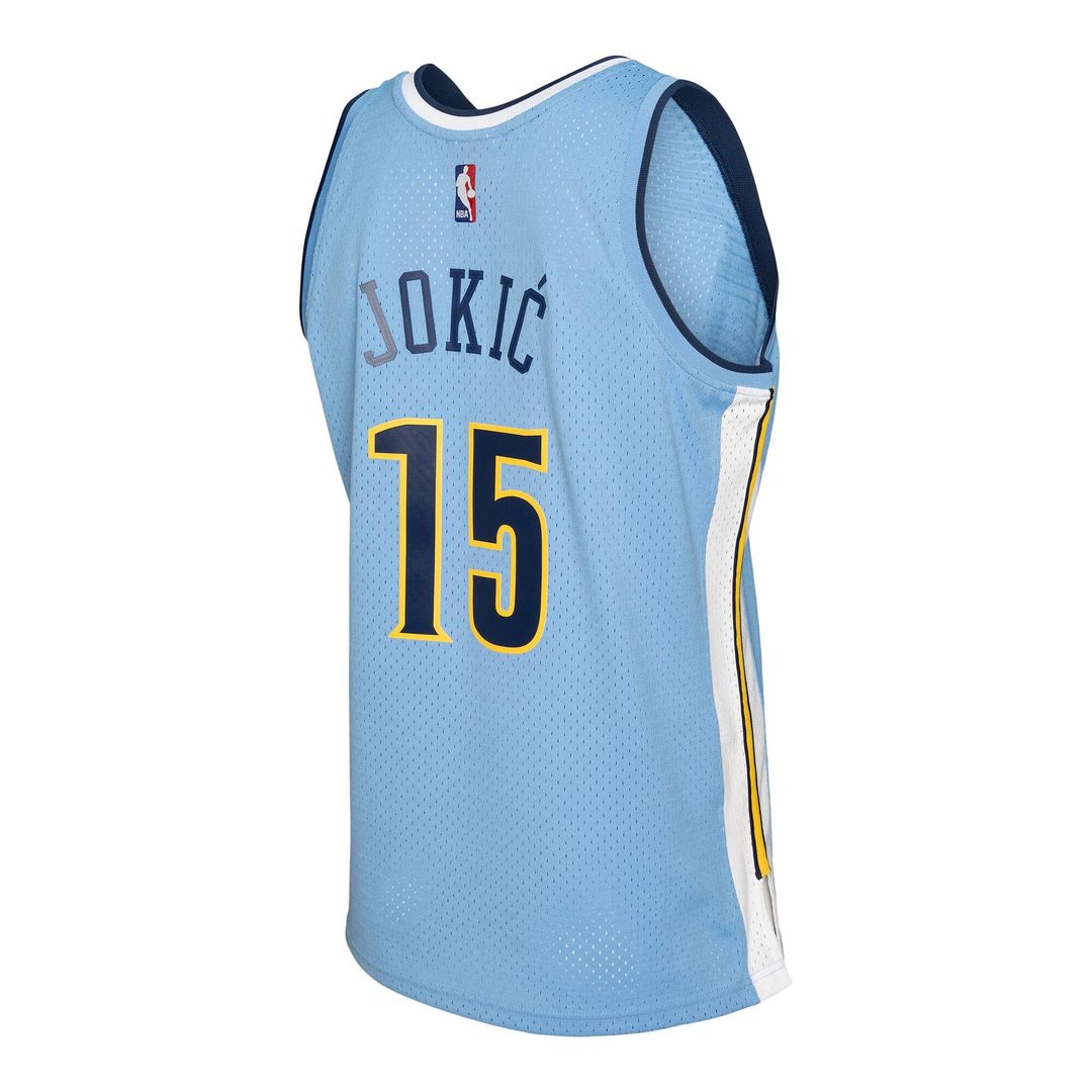 Nikola Jokic Denver Nuggets Mitchell & Ness 2016/17 Swingman Jersey - Light Blue