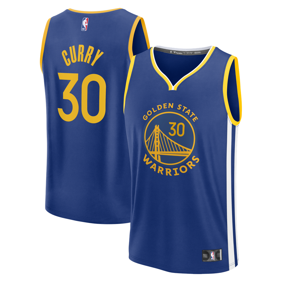 Stephen Curry Golden State Warriors Fanatics Fast Break Replica Jersey - Icon Edition - Royal
