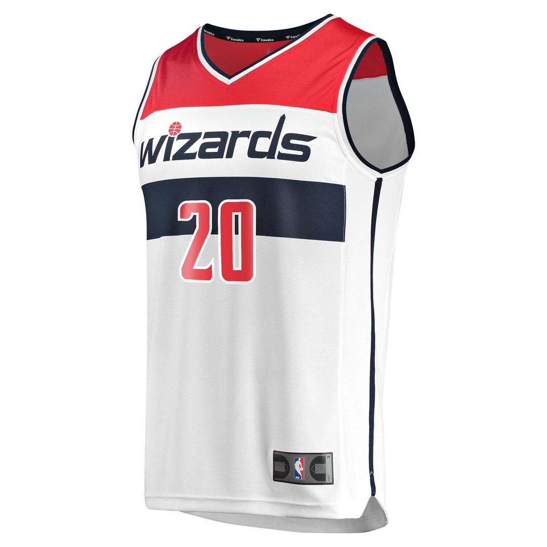 Alexandre Sarr Washington Wizards Fanatics Youth Fast Break Player Replica Jersey - Association Edition - White