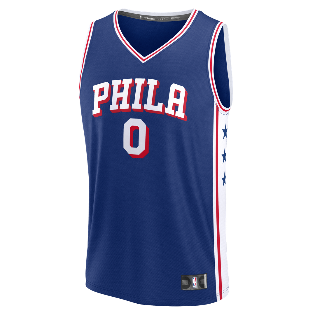 Tyrese Maxey Philadelphia 76ers Fanatics Fast Break Player Replica Jersey - Icon Edition - Royal
