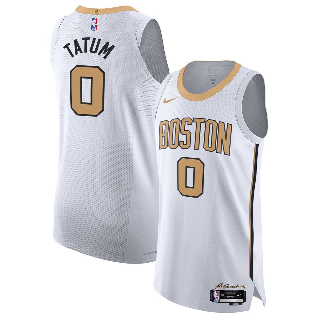 Jayson Tatum Boston Celtics Nike Unisex 2025/26 Authentic Jersey - City Edition - White