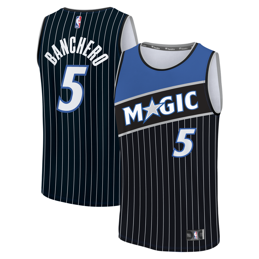 Paolo Banchero Orlando Magic Fanatics Fast Break Jersey - Statement Edition - Black