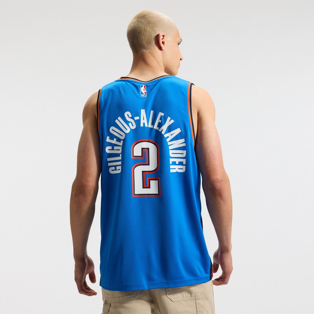 Shai Gilgeous - Alexander Oklahoma City Thunder Fanatics Fast Break Player Replica Jersey - Icon Edition - Blue