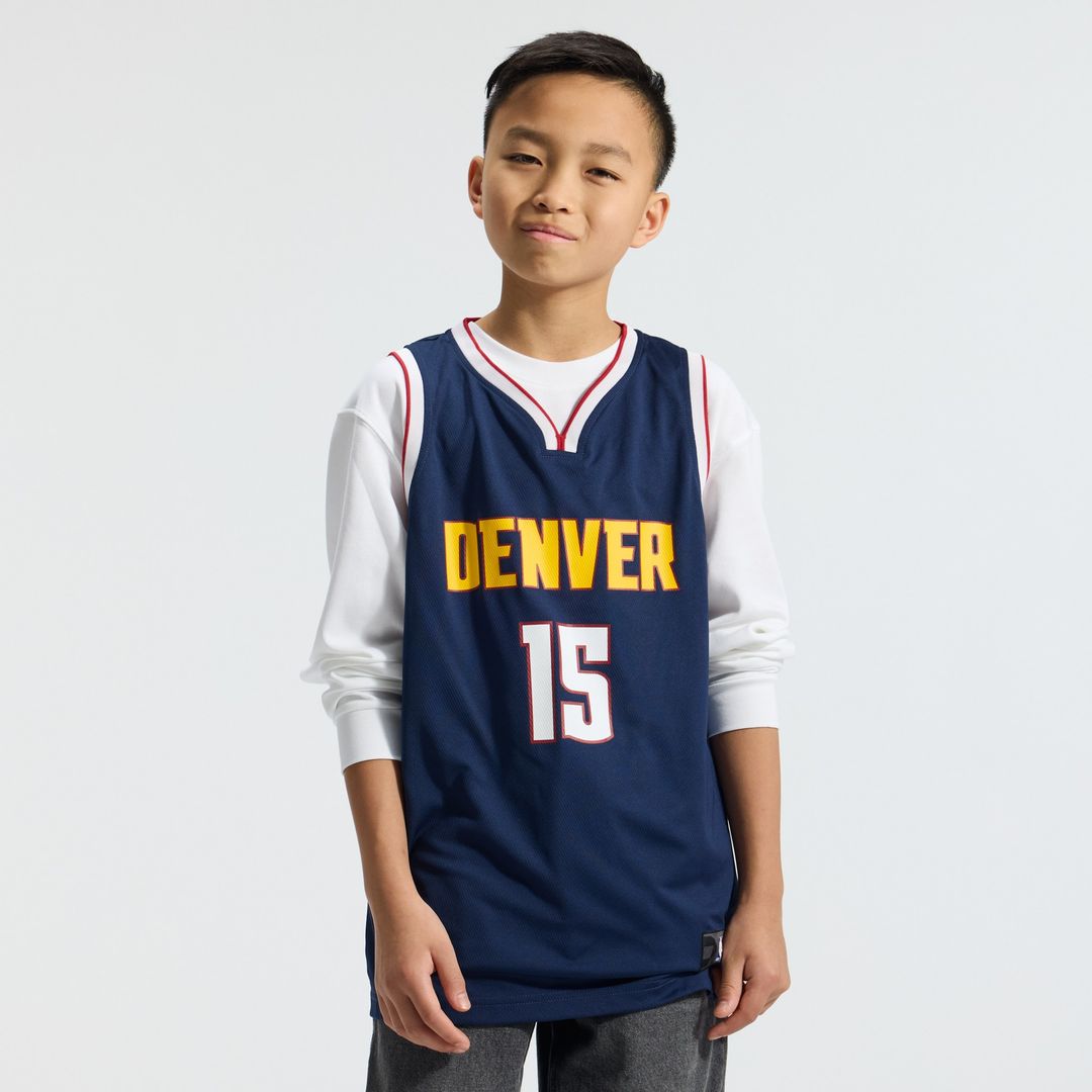 Nikola Jokic Denver Nuggets Fanatics Youth Fast Break Player Replica Jersey - Icon Edition - Navy