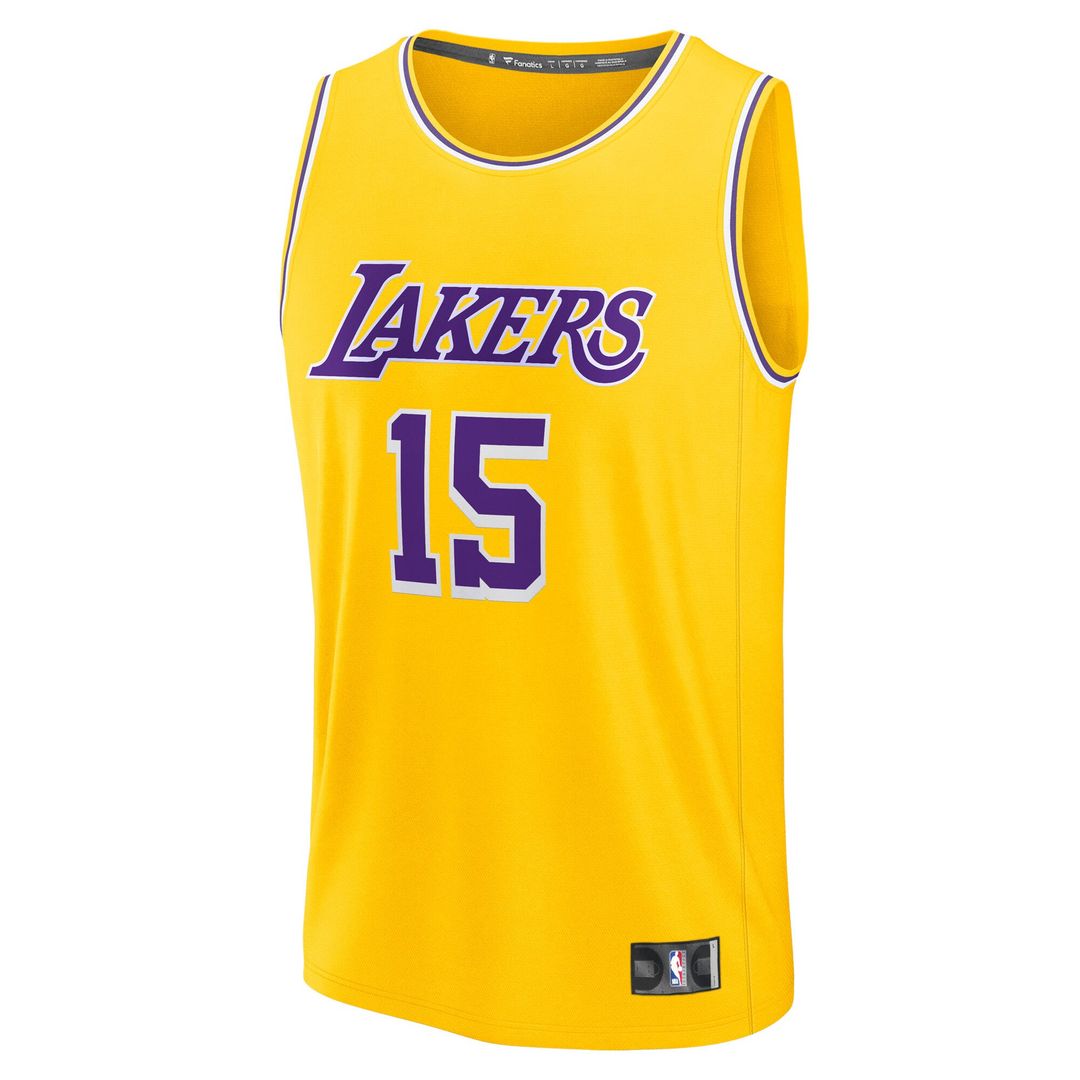 Austin Reaves Los Angeles Lakers Fanatics Youth Fast Break Replica Jersey - Gold - Icon Edition