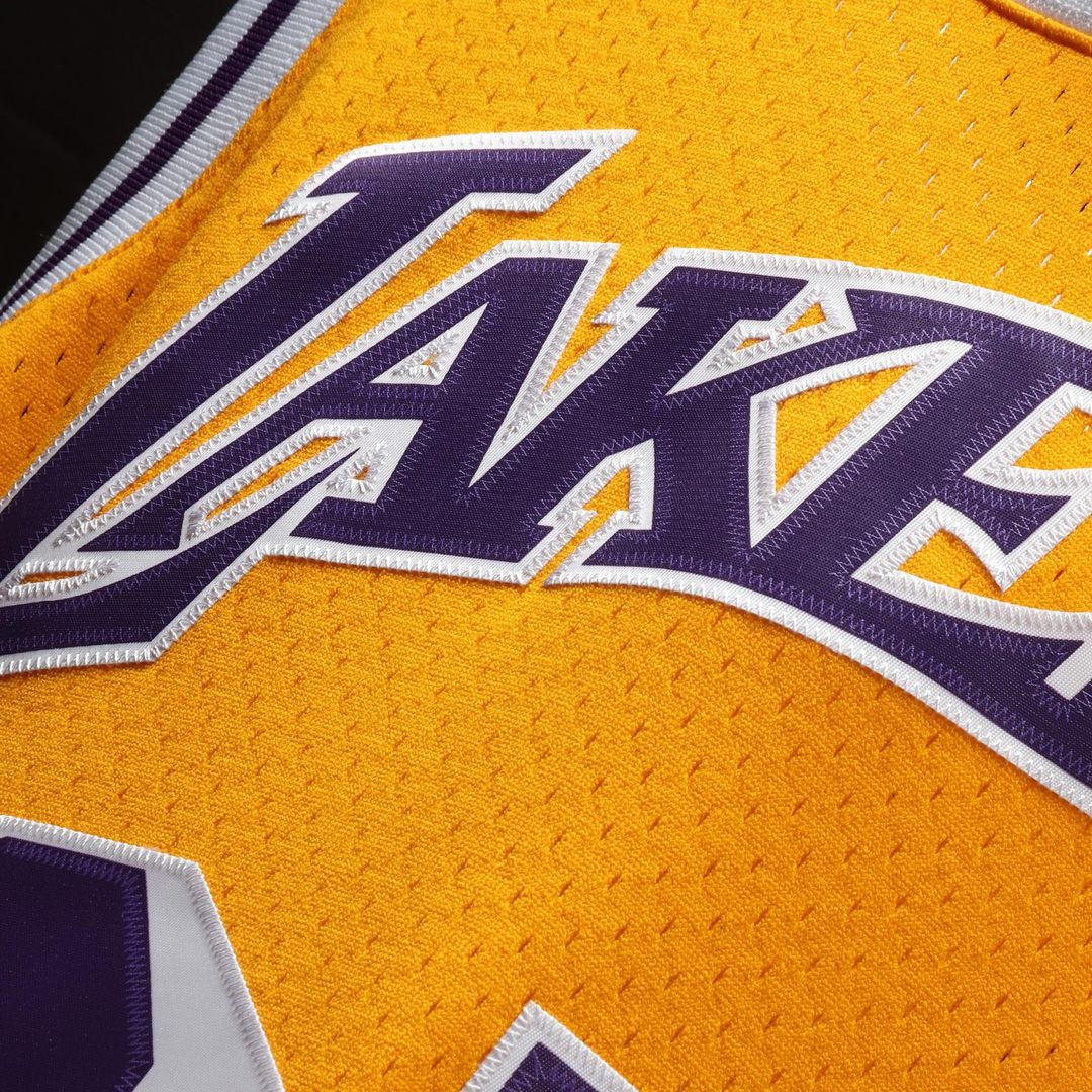 Magic Johnson Los Angeles Lakers Mitchell & Ness 1984/85 Hardwood Classics Swingman Jersey - Gold
