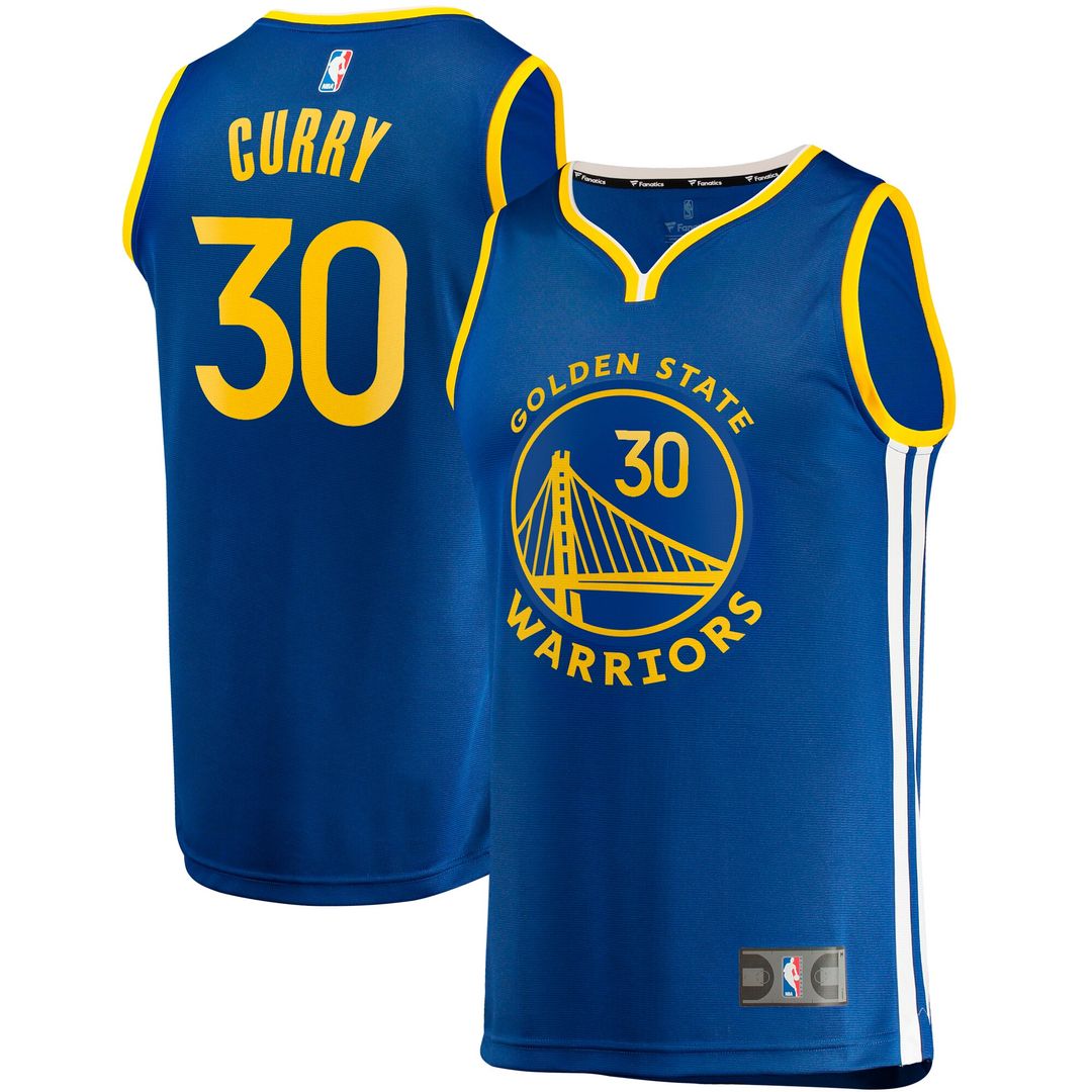 Stephen Curry Golden State Warriors Fanatics Fast Break Replica Jersey - Icon Edition - Royal