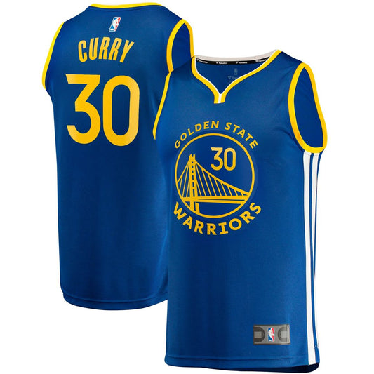 Stephen Curry Golden State Warriors Fanatics Fast Break Replica Jersey - Icon Edition - Royal