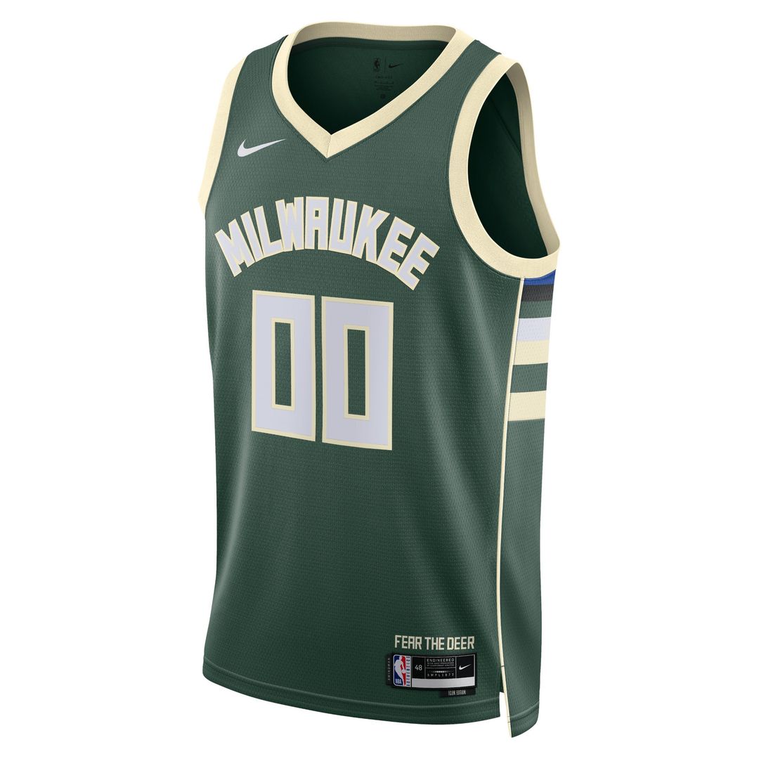 Milwaukee Bucks Nike Unisex Swingman Custom Jersey White - Association Edition