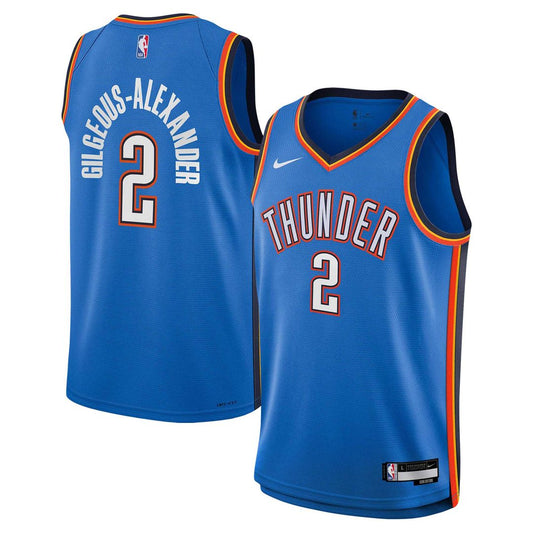 Shai Gilgeous - Alexander Oklahoma City Thunder Nike Youth Swingman Jersey - Icon Edition - Blue