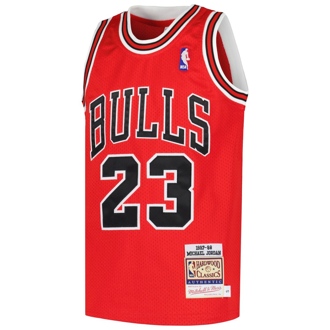 Michael Jordan Chicago Bulls Mitchell & Ness Youth Hardwood Classics 1997/98 Authentic Jersey - Red