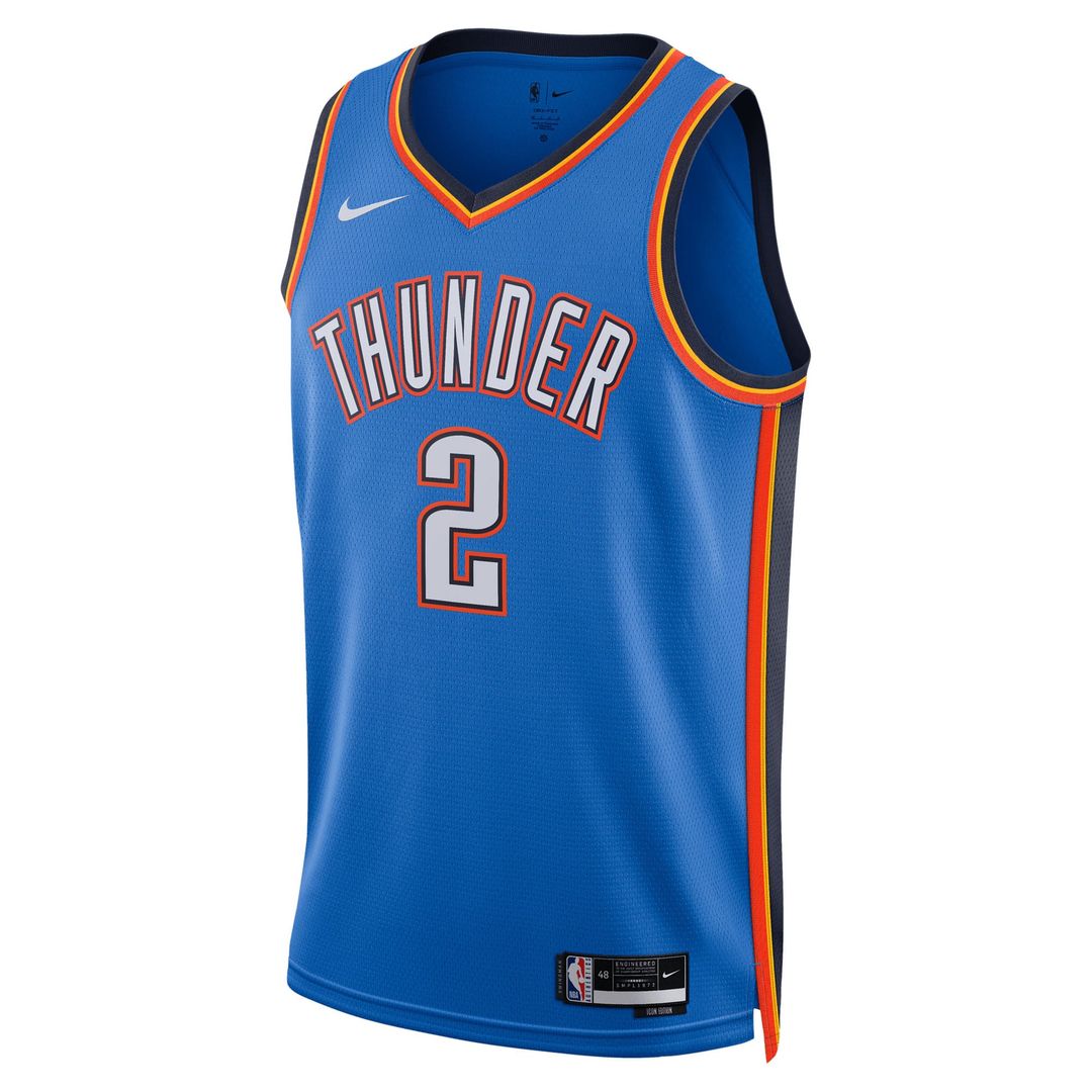 Shai Gilgeous - Alexander Oklahoma City Thunder Nike Unisex Swingman Jersey - Icon Edition - Blue