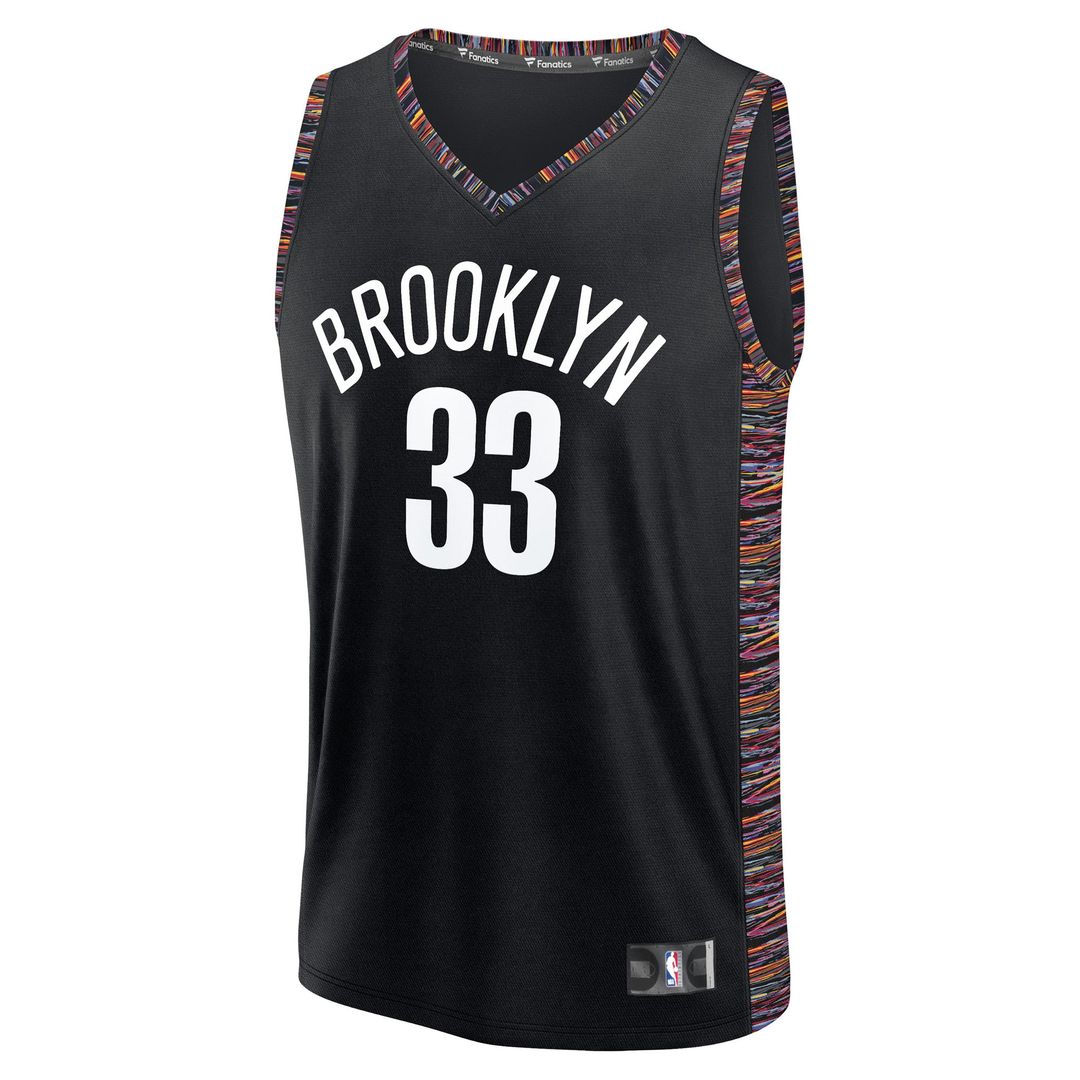 Nic Claxton Brooklyn Nets Fanatics 2025/26 City Edition Fast Break Jersey - Black