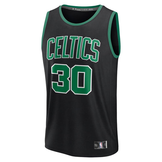 Sam Hauser Boston Celtics Fanatics Fast Break Player Replica Jersey - Statement Edition - Black