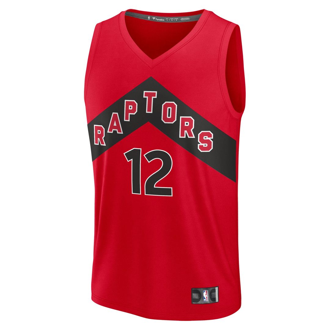 Collin Murray - Boyles Toronto Raptors Fanatics 2025 NBA Draft First Round Pick Fast Break Replica Jersey - Icon Edition - Red