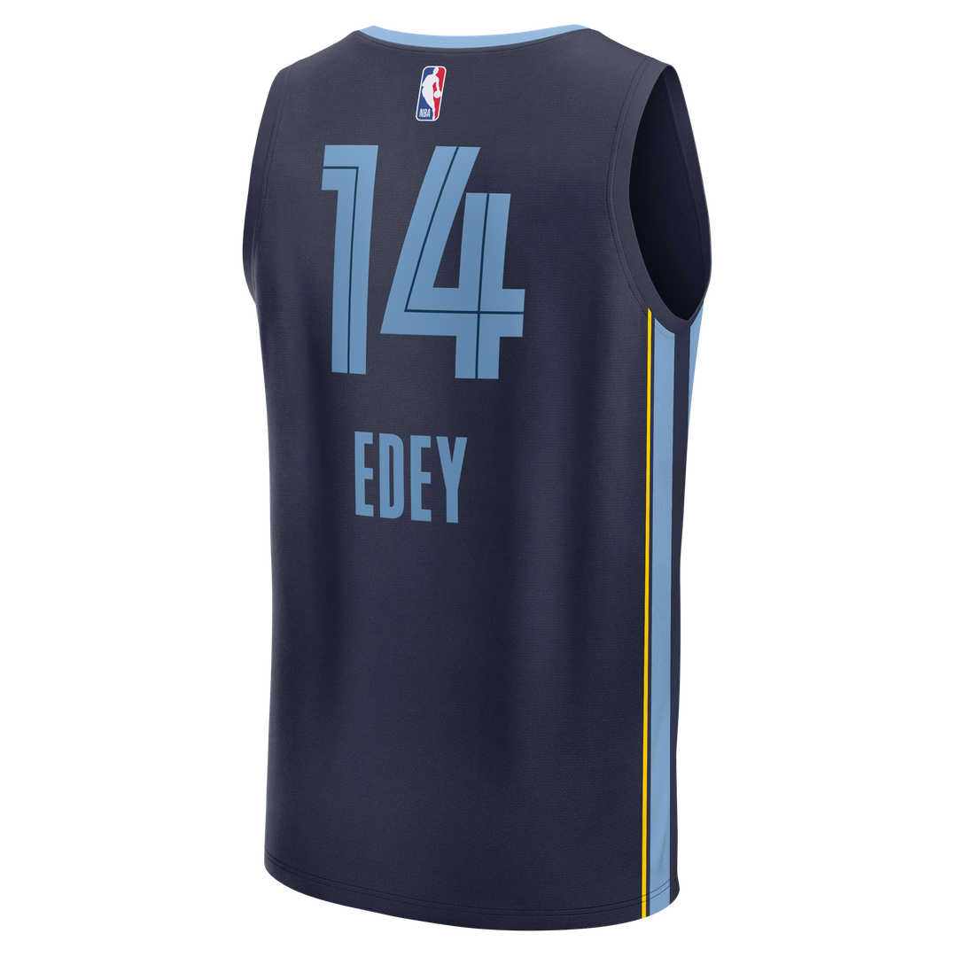 Zach Edey Memphis Grizzlies Fanatics Fast Break Replica Jersey - Icon Edition - Navy