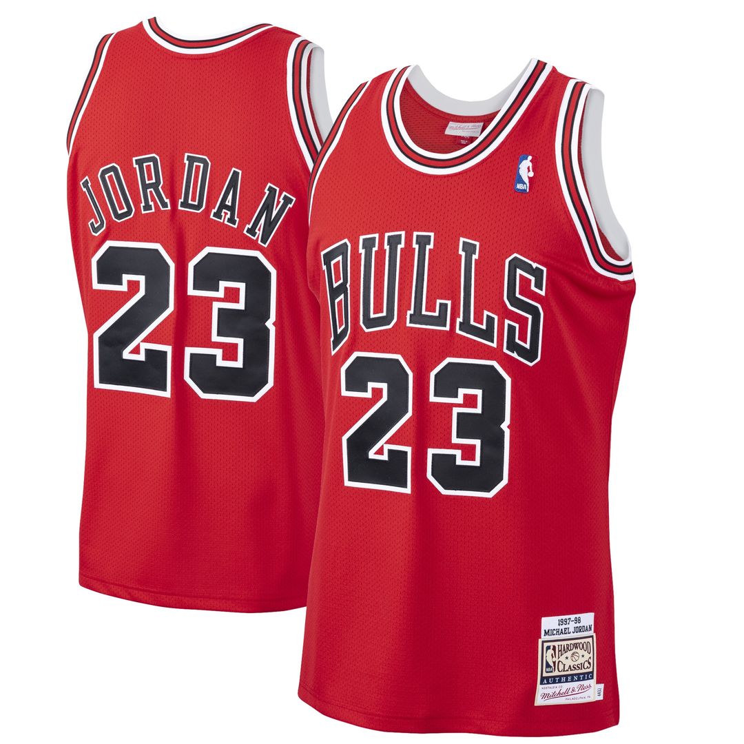 Michael Jordan Chicago Bulls Mitchell & Ness 1997/98 Hardwood Classics Authentic Jersey - White