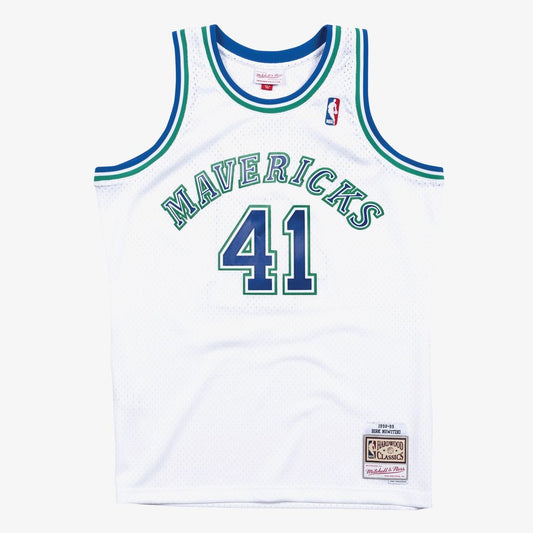 Dirk Nowitzki Dallas Mavericks Mitchell & Ness 1998 - 99 Hardwood Classics Swingman Jersey - White