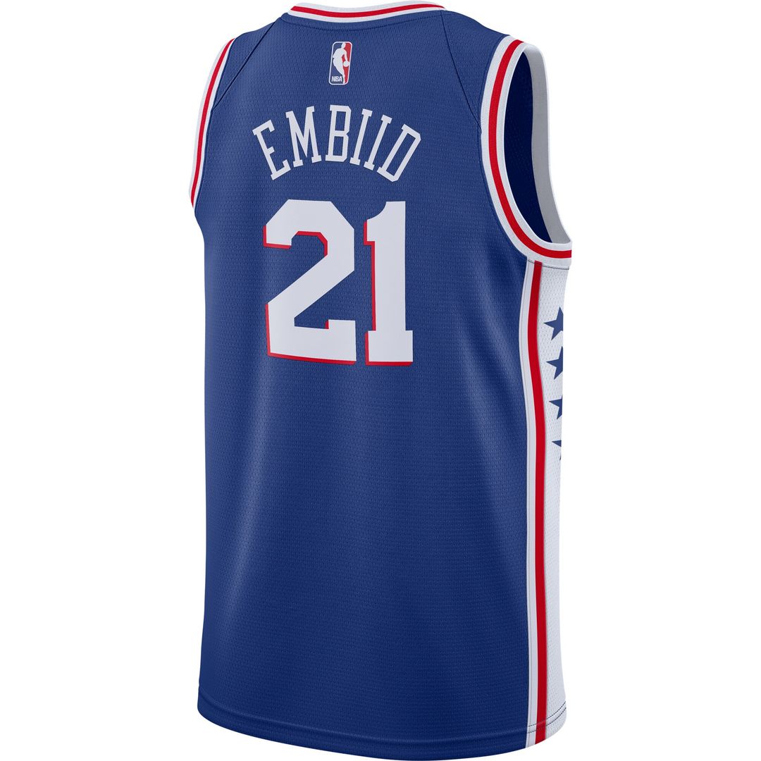 Joel Embiid Philadelphia 76ers Nike Swingman Jersey Royal - Icon Edition