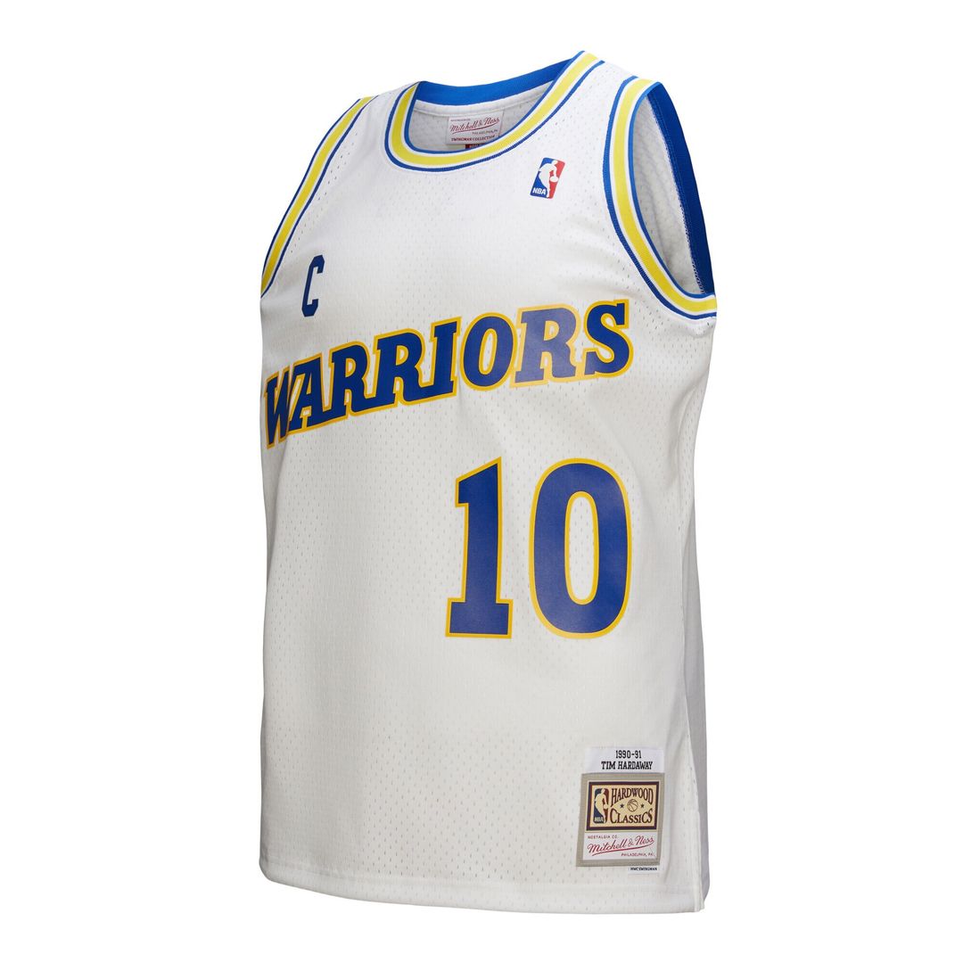Tim Hardaway Golden State Warriors Mitchell & Ness Hardwood Classics 1990/91 Swingman Jersey - White