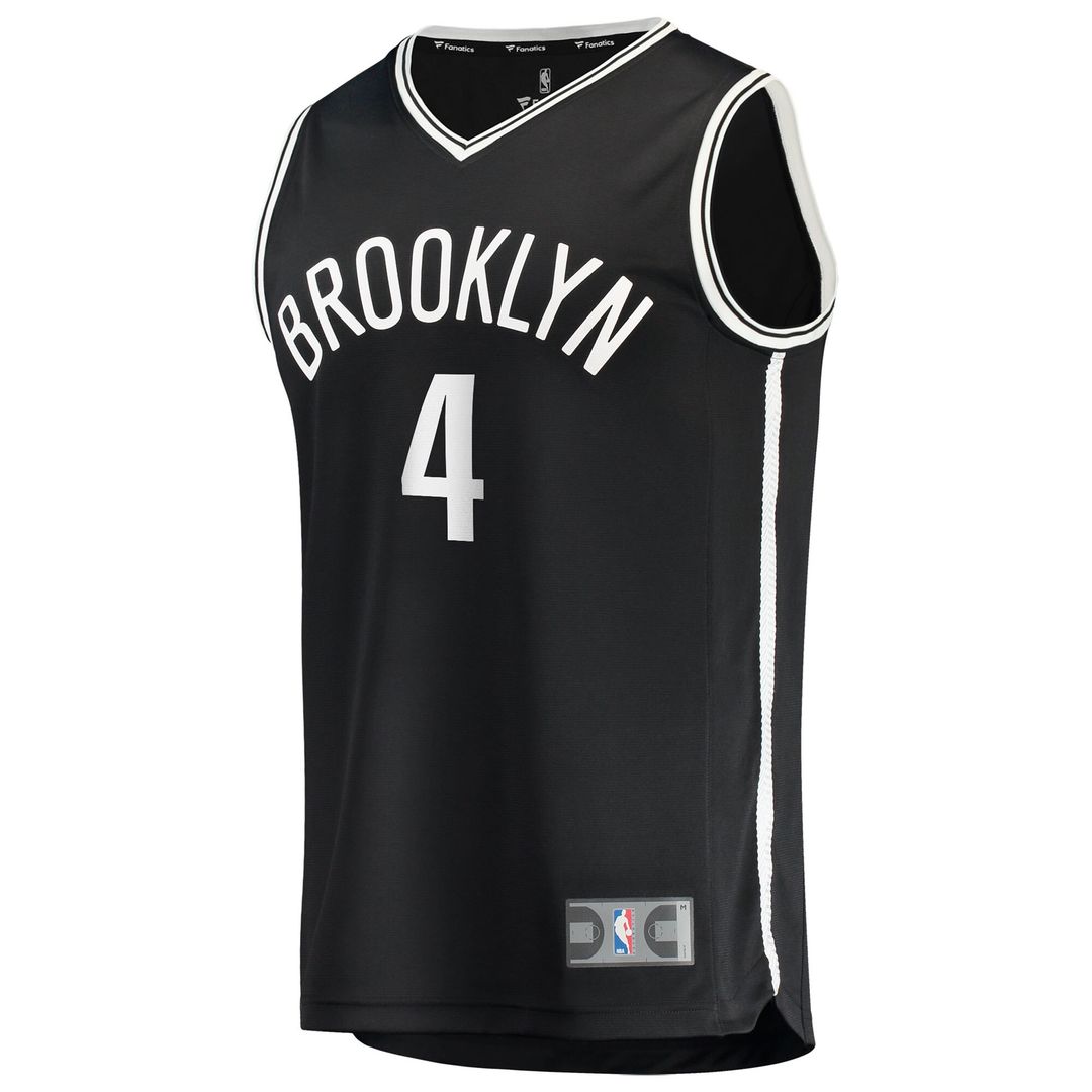 Drake Powell Brooklyn Nets Fanatics Youth Fast Break Replica Jersey - Black - Icon Edition