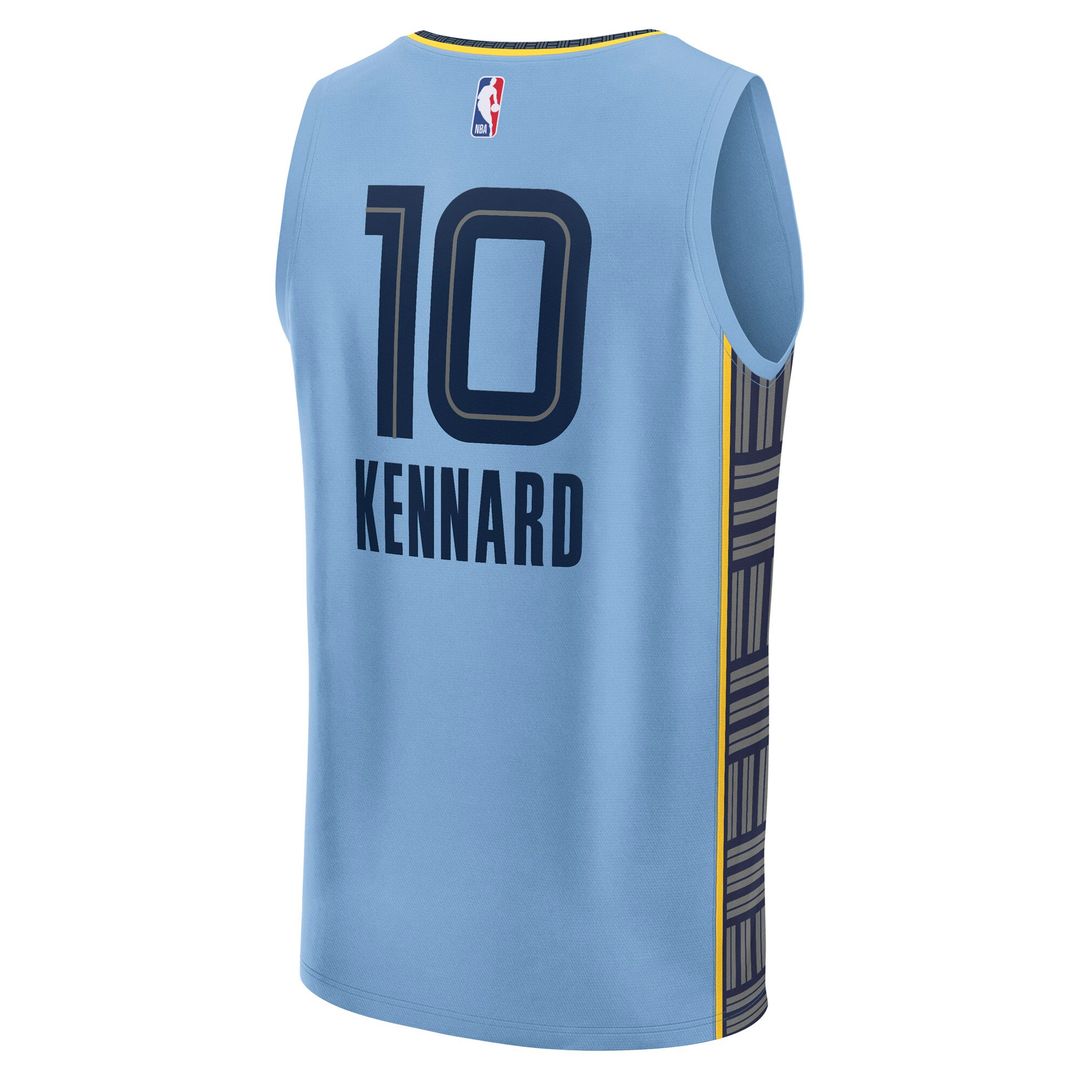 Luke Kennard Memphis Grizzlies Fanatics Fast Break Player Replica Jersey - Statement Edition - Light Blue