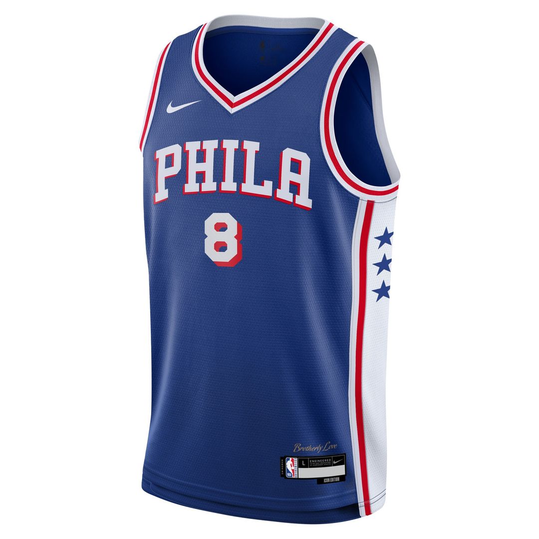 Paul George Philadelphia 76ers Nike Youth Swingman Jersey - Icon Edition - Royal