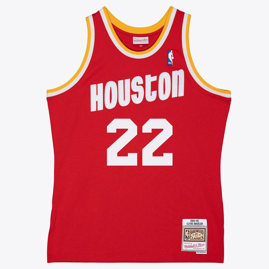 Clyde Drexler Houston Rockets Mitchell & Ness 1994/95 Swingman Jersey - Red