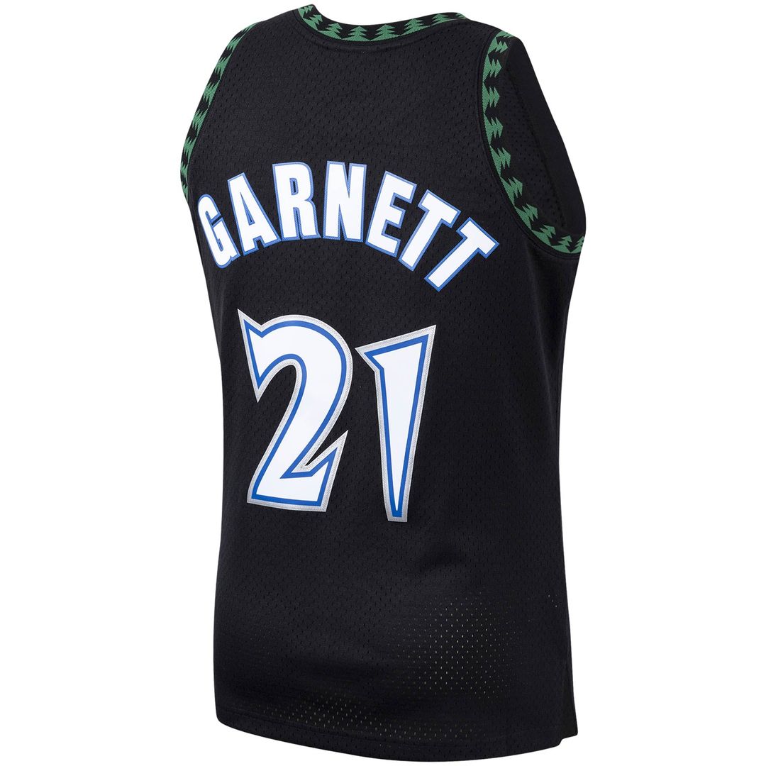 Kevin Garnett Minnesota Timberwolves Mitchell & Ness Hardwood Classics Swingman Jersey - Black