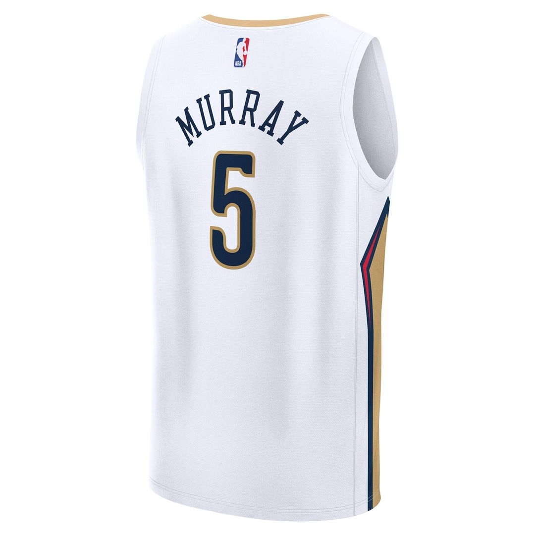 Dejounte Murray New Orleans Pelicans Fanatics Youth Fast Break Player Replica Jersey - Association - White Edition