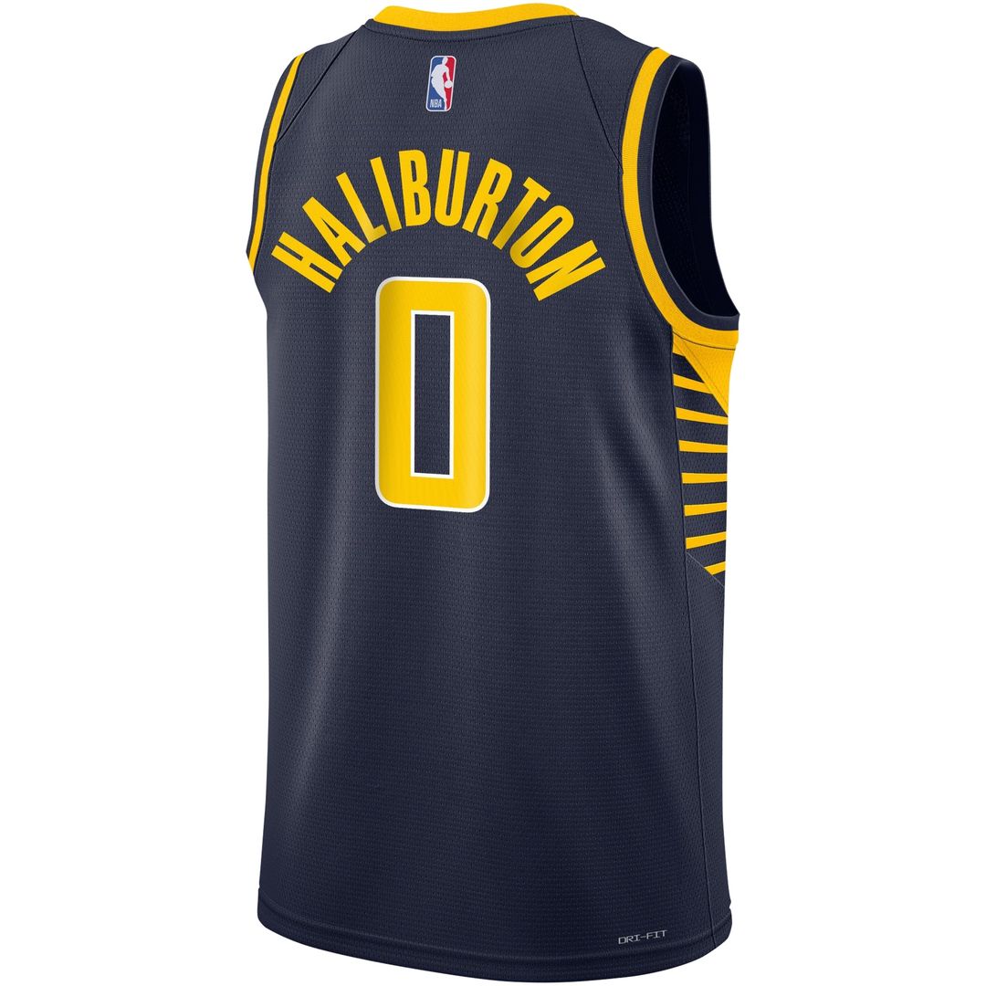 Tyrese Haliburton Indiana Pacers Nike Youth Swingman Jersey - Icon Edition - Navy