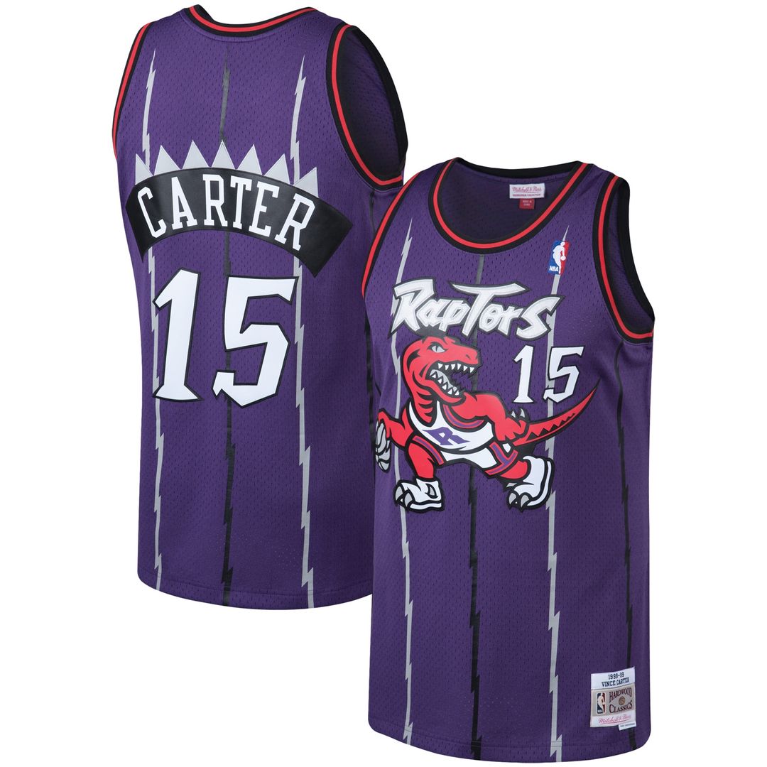 Vince Carter Toronto Raptors Mitchell & Ness 1998/99 Big & Tall Hardwood Classics Swingman Jersey - White