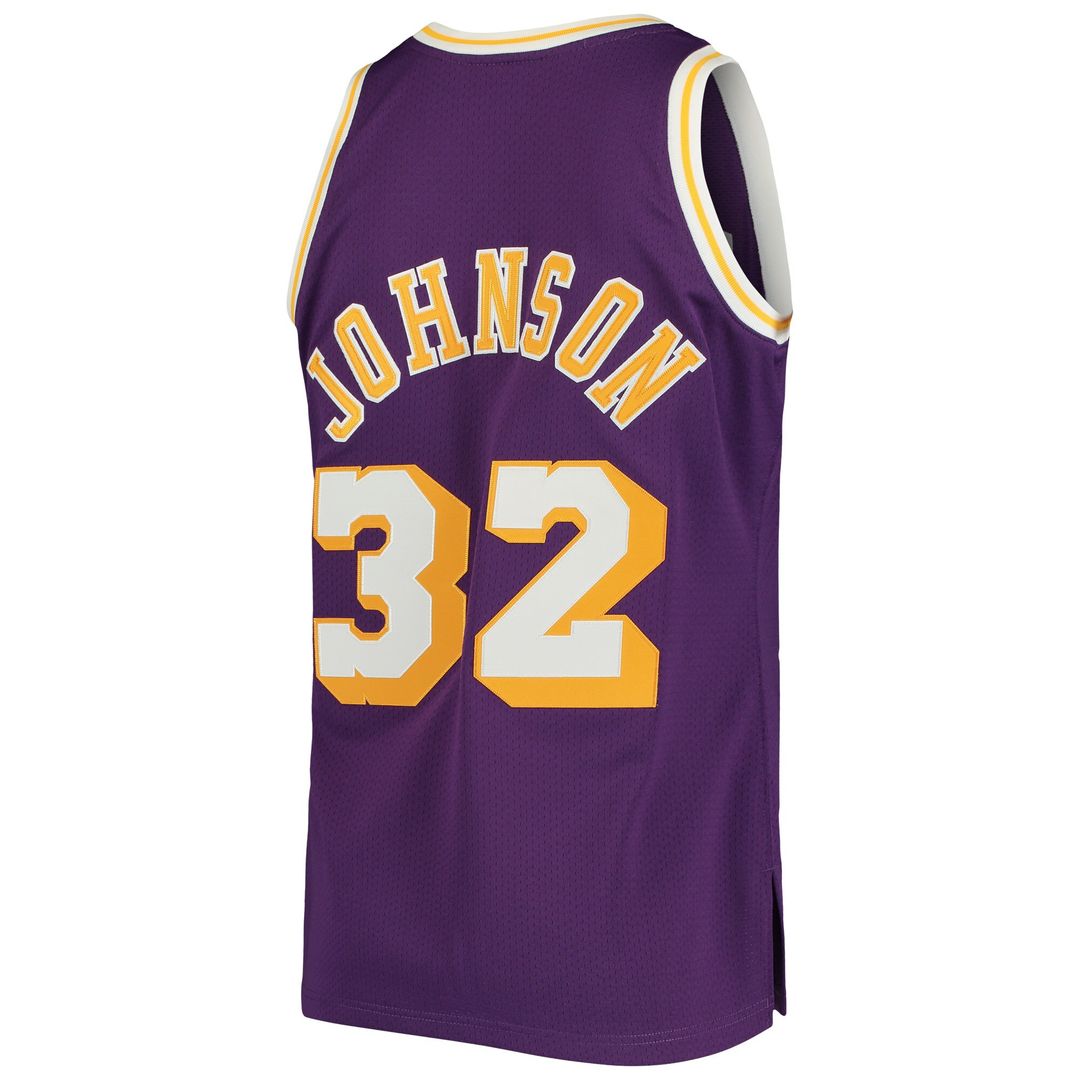 Magic Johnson Los Angeles Lakers Mitchell & Ness 1984/85 Hardwood Classics Authentic Jersey - Gold