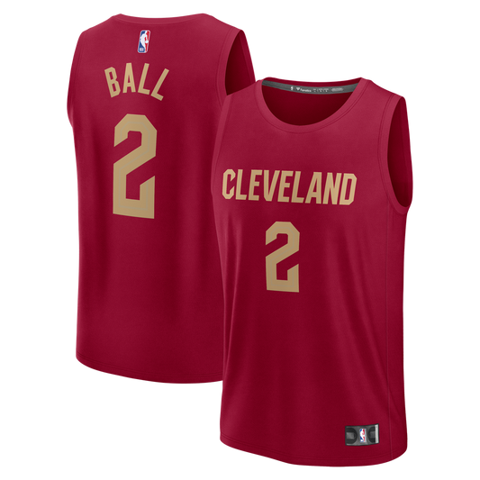 Lonzo Ball Cleveland Cavaliers Fanatics Fast Break Replica Jersey - Wine - Icon Edition