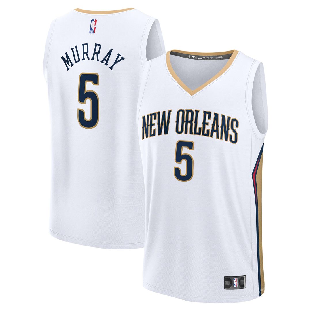 Dejounte Murray New Orleans Pelicans Fanatics Youth Fast Break Player Replica Jersey - Association - White Edition