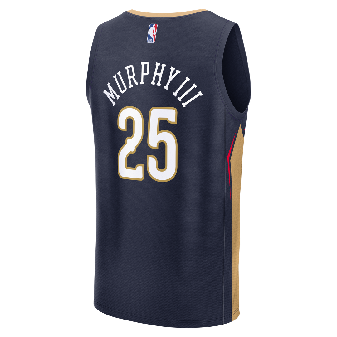 Trey Murphy III New Orleans Pelicans Fanatics Fast Break Replica Jersey - Navy - Icon Edition