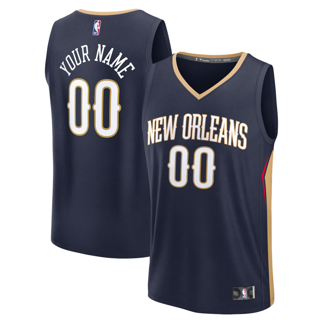 New Orleans Pelicans Fanatics Fast Break Custom Jersey - Statement Edition - Red