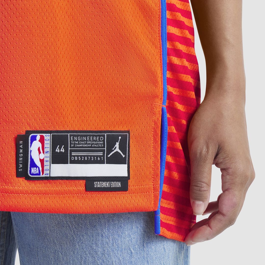 Shai Gilgeous - Alexander Oklahoma City Thunder Jordan Brand Unisex Swingman Jersey - Statement Edition - Orange