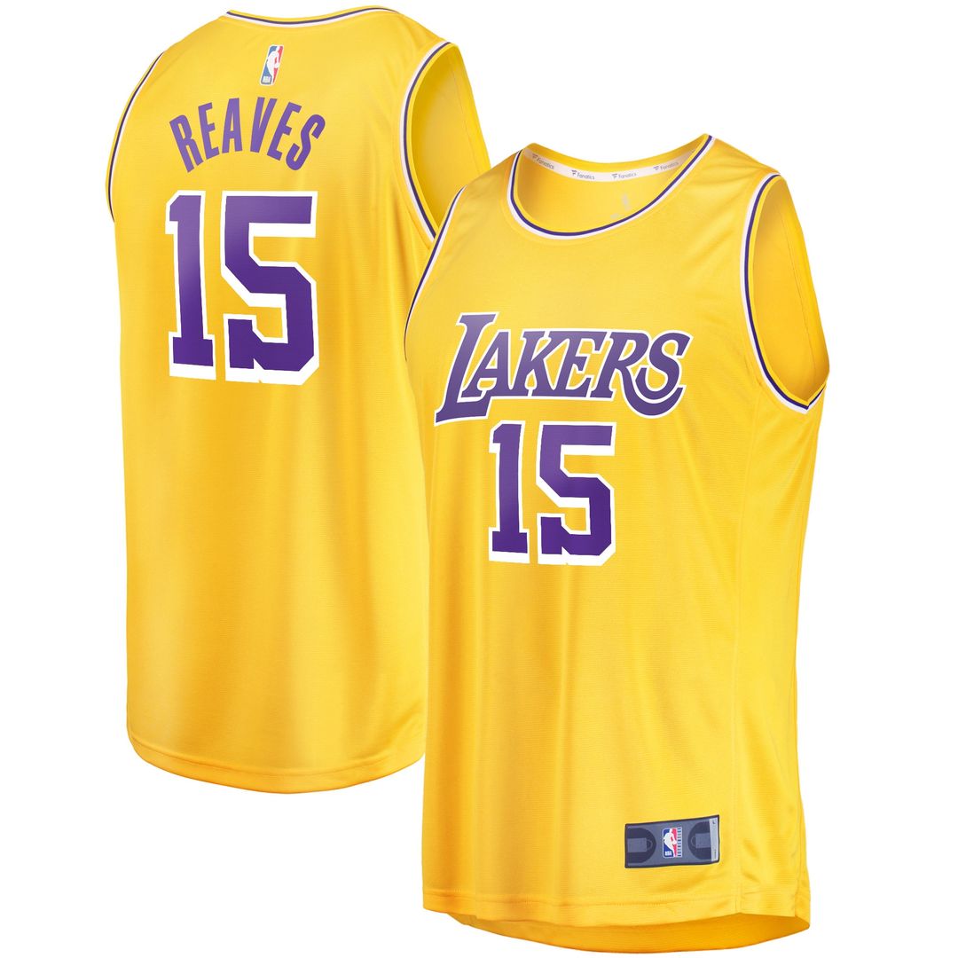 Austin Reaves Los Angeles Lakers Fanatics Fast Break Player Replica Jersey - Association Edition - White