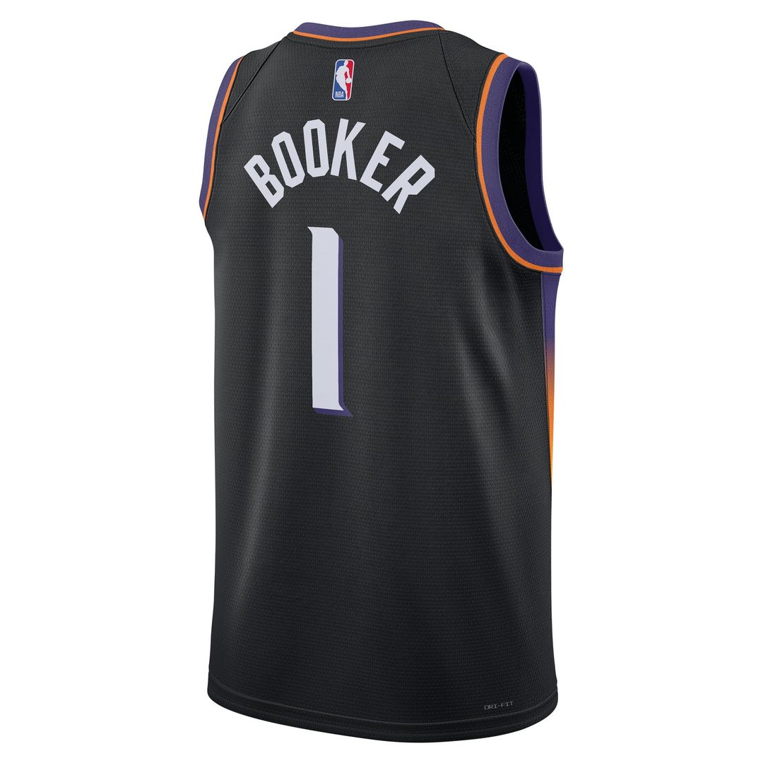 Devin Booker Phoenix Suns Jordan Brand Unisex Swingman Jersey - Statement Edition - Black