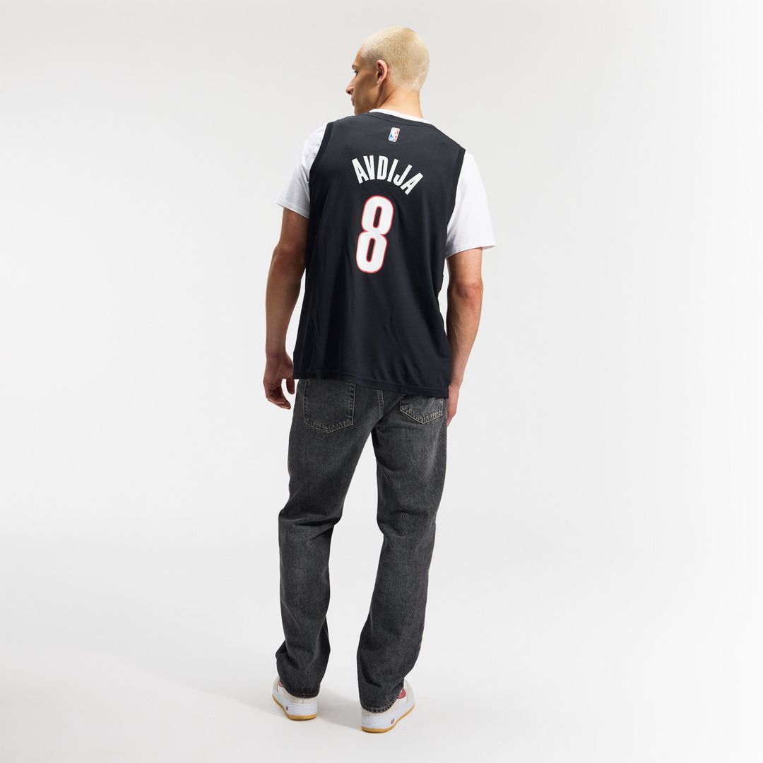 Deni Avdija Portland Trail Blazers Fanatics Fast Break Replica Jersey - Icon Edition - Black