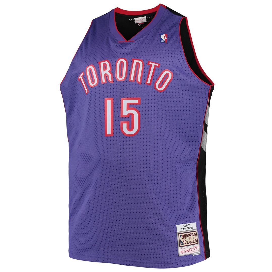 Vince Carter Toronto Raptors Mitchell & Ness Big & Tall 1999/00 Hardwood Classics Swingman Jersey - Purple