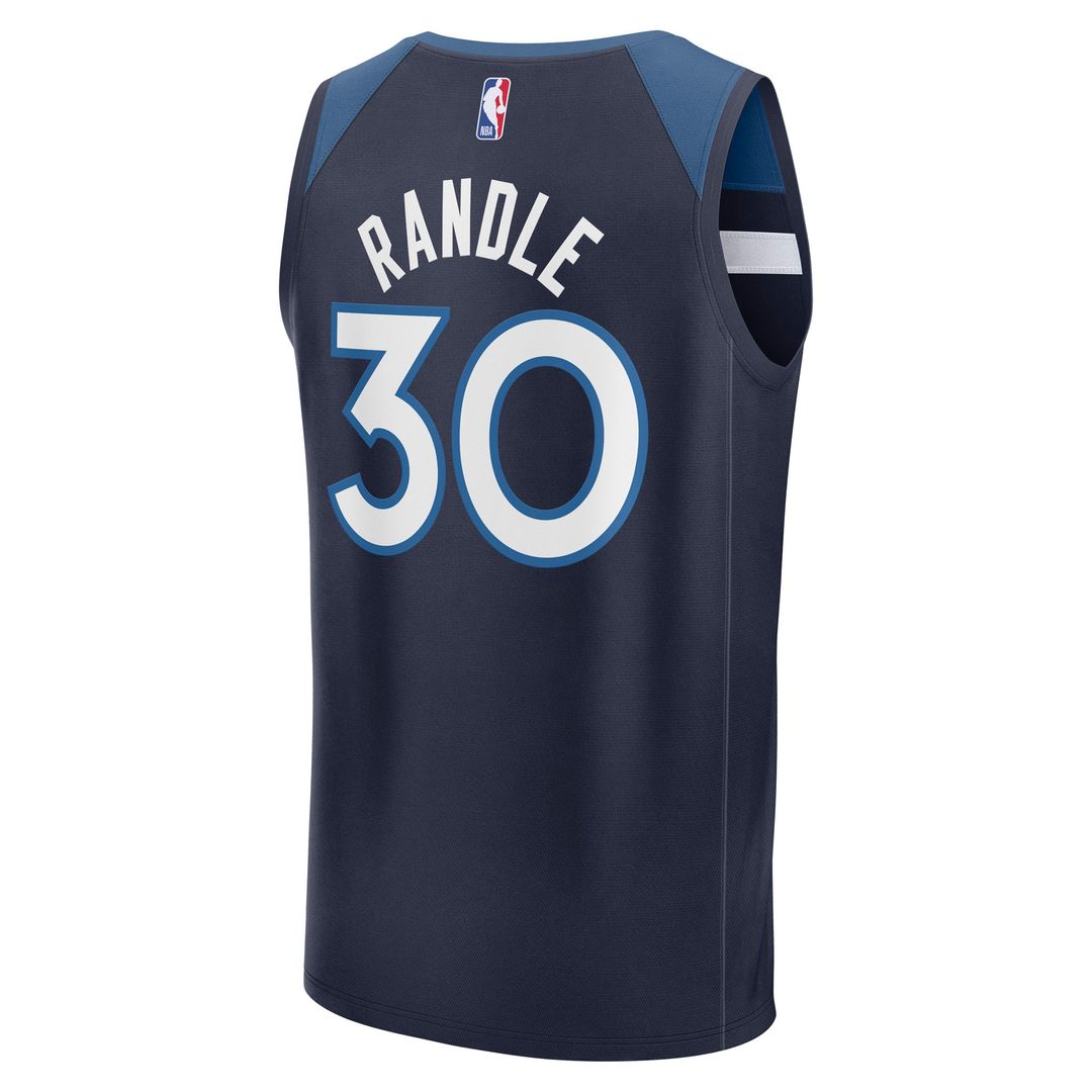Julius Randle Minnesota Timberwolves Fanatics Fast Break Player Replica Jersey - Icon Edition - Navy