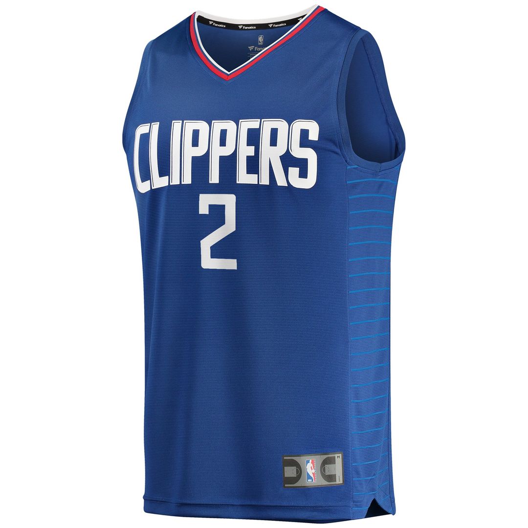 Kawhi Leonard LA Clippers Fanatics Youth Fast Break Player Jersey - Icon Edition - Royal