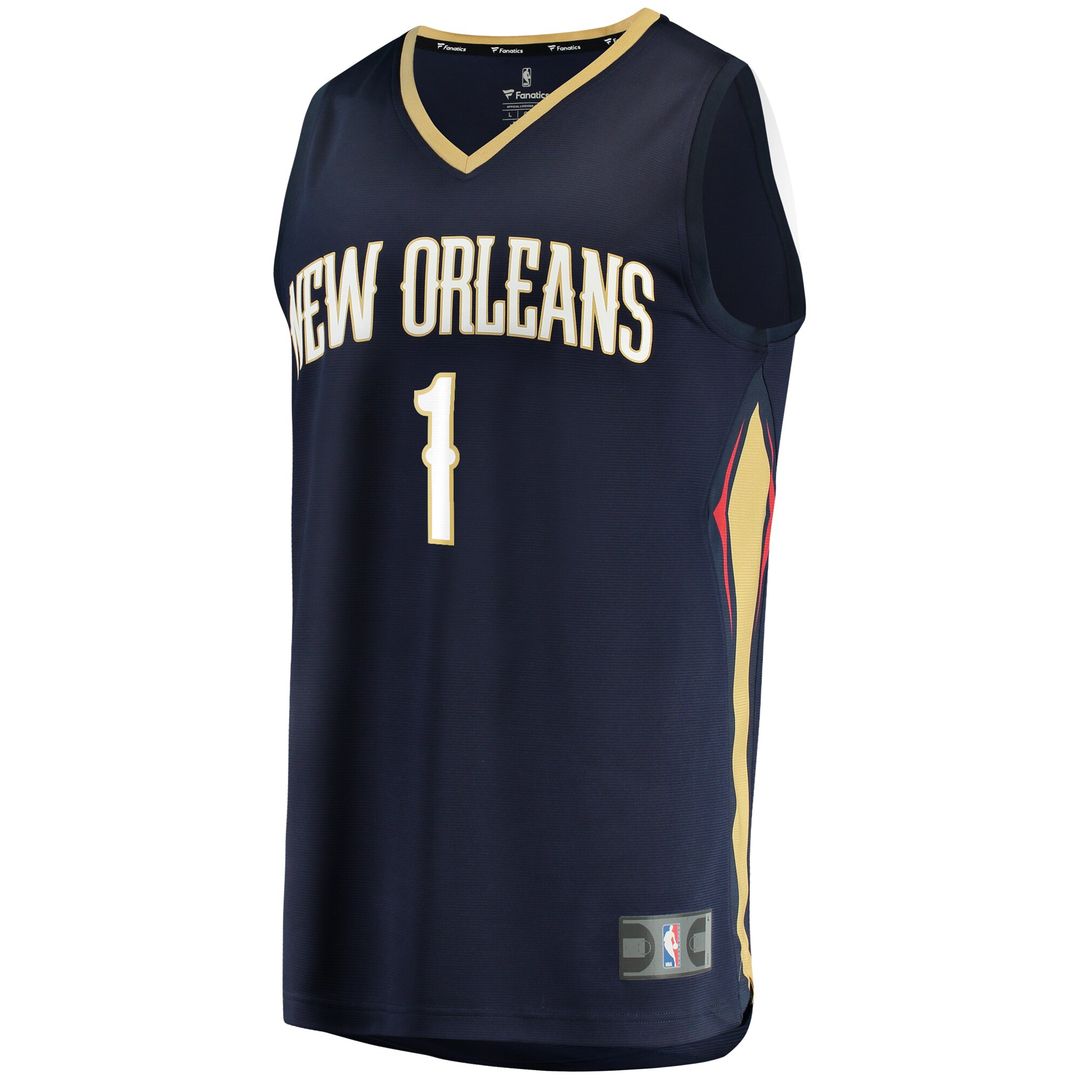 Zion Williamson New Orleans Pelicans Fanatics Replica Fast Break Jersey Red - Statement Edition